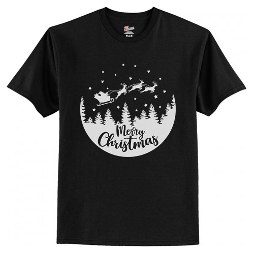 Merry Christmas Snow Ball T Shirt AI