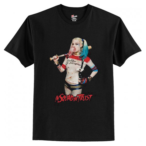 Suicide Squad Hombre Harley Quinn Trust Trending T shirt AI