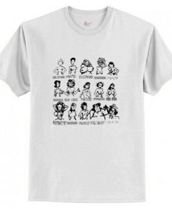 Vintage Boobs Breasts Types T-Shirt AI