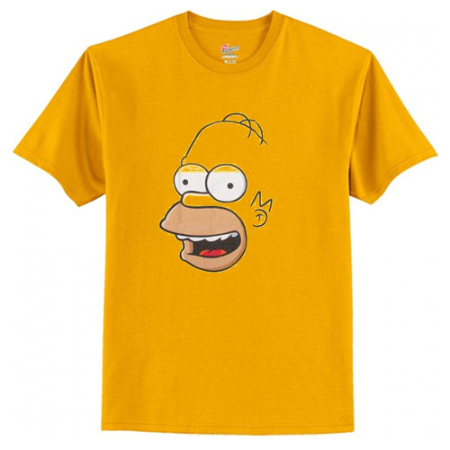 Vintage Homer Simpson 90s Cartoon T Shirt AI