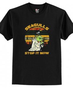 Vintage Yoda Seagulls Stop It Now T Shirt AI