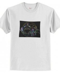 NEON Totoro T-Shirt AI