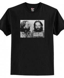 Willie Nelson Mugshot T-Shirt AI