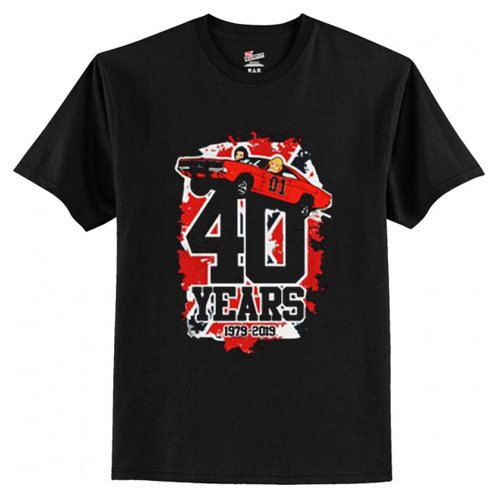 40 Years 1979-2019 The Dukes of Hazzard T-Shirt AI