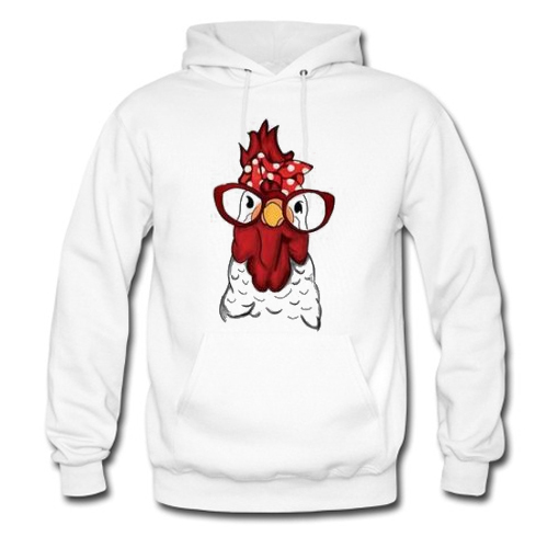 Rooster Hen Chicken Hoodie AI