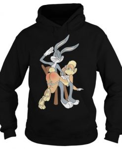 Bugs Bunny and Lola sexy spank Hoodie KM