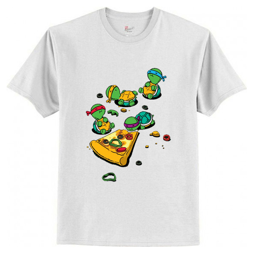 Pizza Lover – Ninja Turtles T Shirt AI