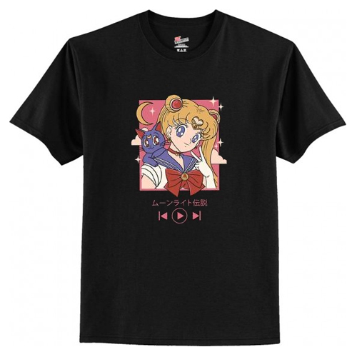 Sailor Moon Kawaii Harajuku T Shirt AI