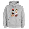 Sushi Persian Cat Hoodie AI