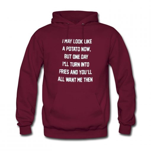 I May Look Like A Potato Now Quote Hoodie KM