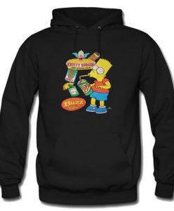 Krusty Burger Bart Simpson Hoodie KM