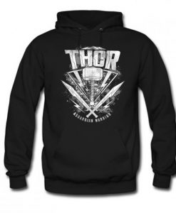Marvel Thor Ragnarok Hammer Logo Hoodie