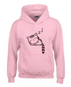 Pink Cat Hoodie KM