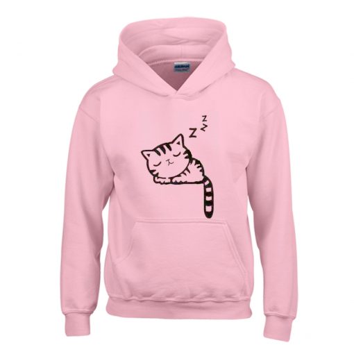 Pink Cat Hoodie KM