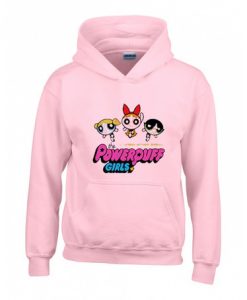 Power Puff Girls Pink Hoodie KM