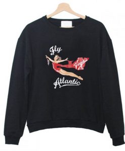 Princess Diana Virgin Atlantic Fly Atlantic Sweatshirt