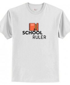 School Ruler T-Shirt AI