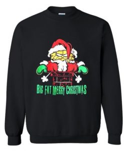 Garfield Big Fat Merry Christmas Sweatshirt AI