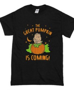 The Great Pumpkin Is Coming T-Shirt AI