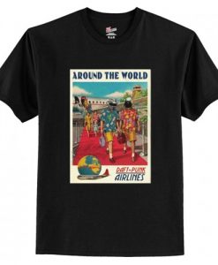 Around the world Daft Punk T Shirt AI