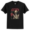 Staying Alive Skeleton Drink Coffee T-Shirt AI