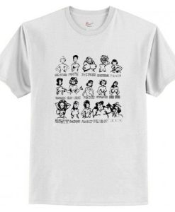Vintage Boobs Breasts Types T-Shirt AI