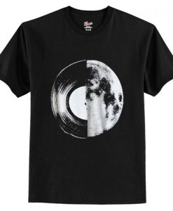 Half Moon Record Album T Shirt AI