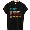 Eat Sleep Roblox Repeat Roblox Gamer T-Shirt AI