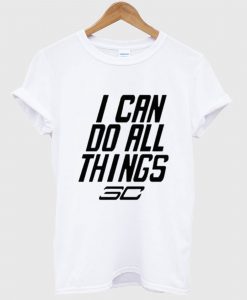 Stephen Curry I Can Do All Things T Shirt AI
