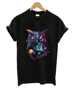 The Owl Light Ilustration T-Shirt AI