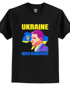 Ukraine Never Surrenders T Shirt AI