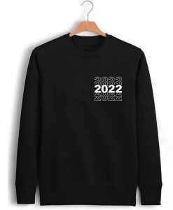 2022 Chest Print Sweatshirt AI