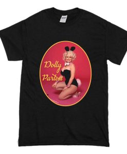 Dolly Parton Playboy Bunny Foto Poster T shirt AI