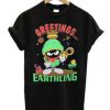 Marvin the Martian Greetings Earthlings T-Shirt AI