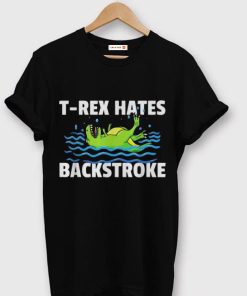 T-Rex Hates Backstroke T-Shirt AI