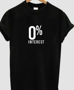 0% interest t shirt AI