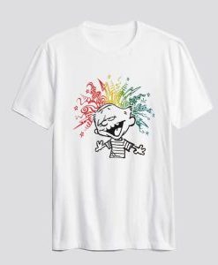 Grateful Dead Calvin Hobbes T Shirt AI