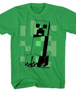 Minecraft Creeper Tee T-Shirt AI