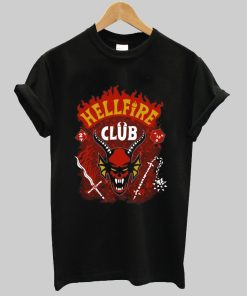 Stranger Things 4 Hellfire Club tshirt AI