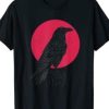 Black Crow Occult Japan Gothic Witchcraft Crow T-Shirt AI