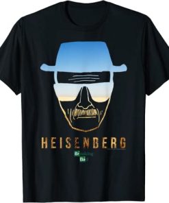 Breaking Bad Heisenberg Desert Horizon Outline T-Shirt AI