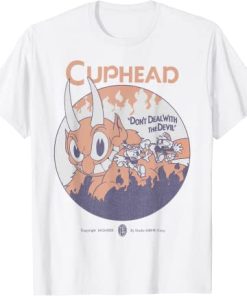 Cuphead Don’t Deal With The Devil Portrait T-Shirt AI