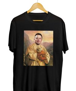 Elon Musk Holding Holy Doge T Shirt AI