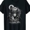 Nightmare Before Christmas Jack Night Scene T-Shirt AI