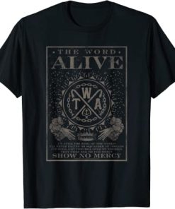 The Word Alive Show No Mercy T-Shirt AI