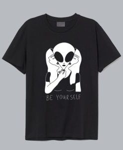 Be Yourself Alien T Shirt AI