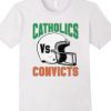 Catholic Convicts NFL Helmet T-shirt AI