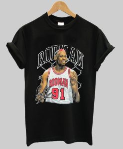 Dennis Rodman Chicago Bulls Shirt AI