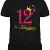 12th Birthday Girl Fabulous T-Shirt AI