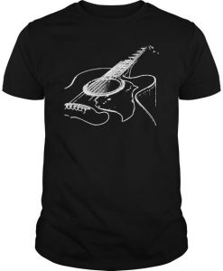 Acoustic Guitar T-shirt AI